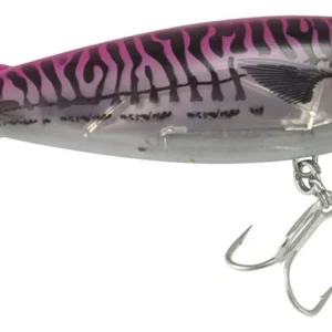 Señuelo de Pesca 3D Mackstick 12.7 cm Color Rosa: Atracción Irresistible para Lubinas y Especies Costeras, Diseño Realista y Durabilidad Superior