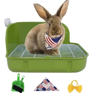 Contenedor Rectangular para Desechos de Mascotas Marca 'PetClean': Higiene y Orden en Casa. Diseño Duradero en Plástico Resistente, Fácil Limpieza y M