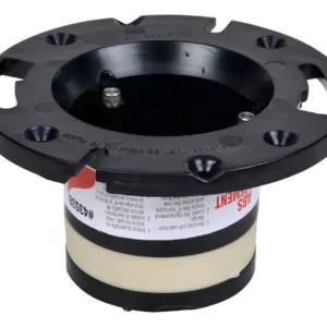Flange de Reemplazo para Inodoro ABS Negro 4 Pulgadas: Marca X - Modelo Z-400 - Durabilidad Superior, Instalación Sencilla y Sellado Hermético para Ev