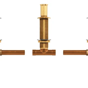 Válvula Romana de Latón de 3 Agujeros Ajustable [Marca: Genérica] Modelo 4792: Control Preciso y Durabilidad Superior para tu Baño. Acabado Brillante,