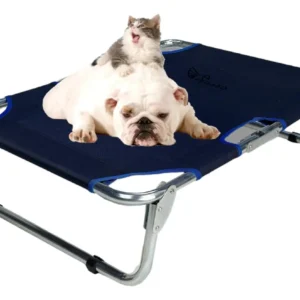 Cama Elevada para Perro Mediano [Marca: ComfortDream] Modelo Aire Fresco: Transpirable, Lavable y Antideslizante. Ideal para un Descanso Fresco y Segu