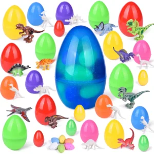 ¡Sorprende a los pequeños paleontólogos! 25 Huevos de Pascua Rellenos con Dinosaurios Coleccionables de [Marca de Juguete] – ¡Diversión Garantizada pa