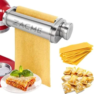 Máquina para Pastas Eléctrica Airpro Air Pro: Plateada, Automática y Fácil de Usar. Prepara Pasta Fresca en Minutos, Incluye Accesorios y Recetas
