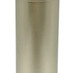 Cepillo para Inodoro de Lujo Dorado Satinado Mate [Marca: Elegance Home] Modelo EH-780 - Diseño Elegante y Duradero, Incluye Base Antigoteo para Baño