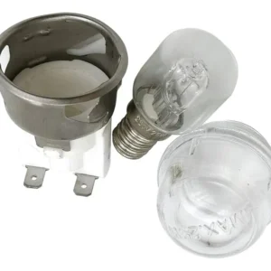Lámpara para Horno Osram E14 Resistente a Altas Temperaturas, Vidrio Transparente, 25W de Potencia, Larga Duración - Iluminación Segura y Confiable pa