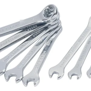 Juego de Llaves Combinadas Truper Expert: 10 Piezas, Medidas Milimétricas y SAE, Acero Cromo Vanadio de Alta Resistencia, Diseño Ergonómico para Mayor