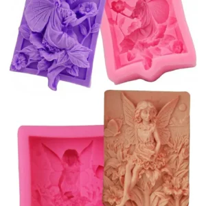 Moldea la Naturaleza: Kit de 2 Moldes de Jabón Florales 3D de Silicona Suave | [Tu Marca] - Crea Jabones Artesanales con Detalles Realistas y Duradero