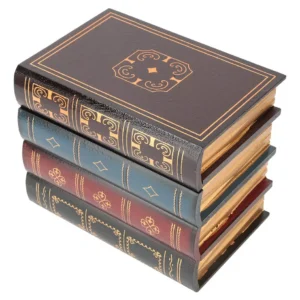 Decora con Elegancia: Caja Decorativa de Libros Falsos Estilo Europeo Vintage - Marca [Tu Marca] - Modelo [Modelo Específico] - Diseño Clásico, Almace