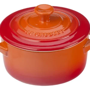 Cacerola Redonda Pequeña de Cerámica 236 ml Color Flame, Marca Tramontina: Ideal para Salsas, Guarniciones y un Toque de Elegancia en tu Cocina