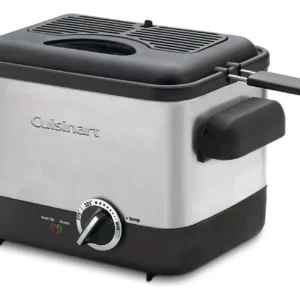 Freidora Eléctrica Compacta CDF-100 Imusa: 1 Litro, 1000W, Acero Inoxidable, Cocina Saludable y Fácil Limpieza para tu Hogar. ¡Prepara tus platillos f