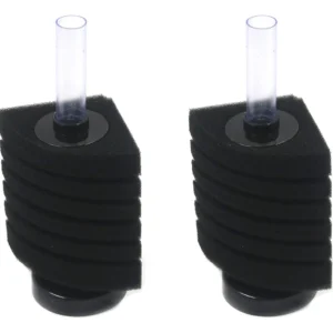 Filtros de Esponja para Acuario en Esquina - Marca AquaLife - Modelo AFS-200 Doble Pack: Purificación Eficaz, Fácil Instalación y Mantenimiento para P