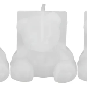 Molde de Resina Epóxica Oso de Peluche Geométrico 3D - 3 Piezas | CreateCraft® - Crea Figuras Personalizadas, Duraderas y con Acabado Profesional