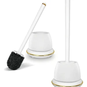 Juego de Escobilla y Soporte para Inodoro Dorado Brillante [Marca Ejemplo] - Elegancia y Limpieza Superior para tu Baño - Modelo [Modelo Ejemplo] con