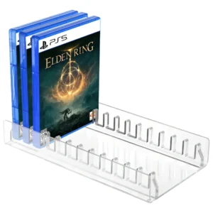 Soporte Organizador Acrílico Para Videojuegos Ps5 Ps4 Ps3