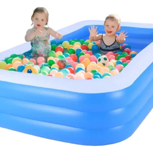 Alberca Inflable Familiar ALIYU - Modelo 200x135x50cm - Diversión Refrescante para Niños y Familias - Fácil de Armar y Duradera para Jardín y Patio