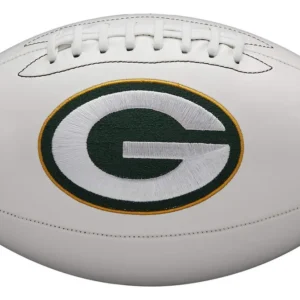 Balón de Fútbol Americano Wilson NFL Autografiado: Edición Limitada con Auténtica Firma del Equipo, Coleccionable para Aficionados, Exhibición Premium