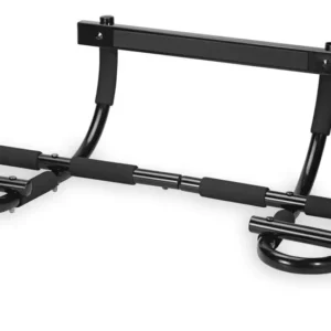 Barra de Dominadas Multifuncional Marca X: 12 Posiciones, Soporte 136kg, Fácil Instalación en Puerta - Entrenamiento Completo en Casa