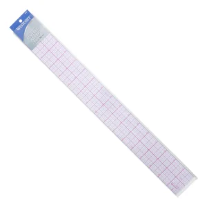 Regla Biselada de Precisión Westcott 45 cm (18 Pulgadas) - Modelo 8/8: Corte Perfecto a 45° para Carpintería, Manualidades y Proyectos de Bricolaje -