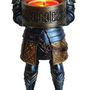 Candelabro de Resina Azul para Teléfono Celular - Marca Genérica: Diseño Elegante, Soporte Estable, Ideal para Escritorio u Oficina, Decoración Funcio