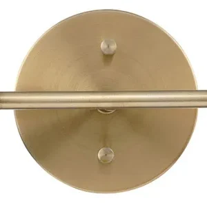 Lámpara de Vanidad Invertible de 2 Luces en Latón Mate Dorado - Marca [Marca del Producto] Modelo [Modelo del Producto] - Diseño Elegante, Iluminación
