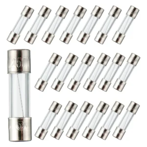 Fusibles de Vidrio de Acción Rápida 5x20mm 3.15A 250V - Pack de 10 Unidades - Protección Confiable para tus Aparatos Eléctricos - Marca Genérica de Ca