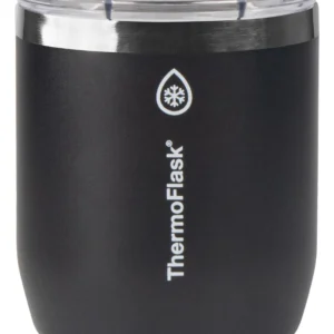 Vaso Térmico de Doble Pared, Negro Mate | Marca Stanley®: 473 ml, Mantiene Temperatura por Horas | Ideal para Café, Té y Más