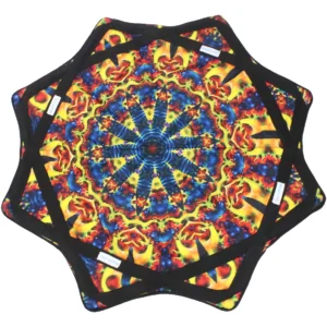 Tela Giratoria Mougee-Air Flow Star: Diseño Flor de Otoño, 290g - Ideal para Manualidades, Decoración y Proyectos Creativos | Suavidad Superior y Tran