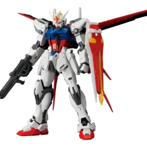 ¡Construye tu leyenda! Maqueta MG Aile Strike Gundam 1/100: Modelo de acción detallado, articulación superior y diseño icónico, ideal para coleccionis