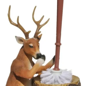 Escobillero para Inodoro Ll Home Deer Elegancia y Funcionalidad: Diseño Moderno en Acero Inoxidable, Cerdas Duraderas, Fácil Limpieza para tu Baño
