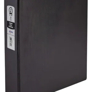 Carpeta Archivadora Económica de 3 Anillos, 2 Pulgadas, Color Negro - Ideal para Organización Eficaz en Oficinas y Escuelas - Marca Genérica