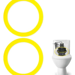 Repuesto Original Sello de Válvula de Descarga para Retrete [Marca Genérica] Modelo X-100: Paquete Doble - Máxima Durabilidad y Evita Fugas - Fácil In