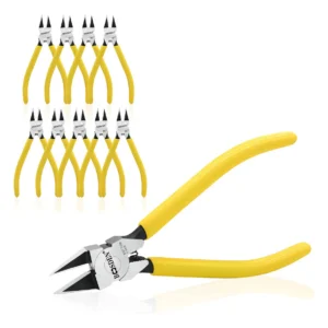 Juego Profesional de 10 Piezas de Cortadores de Alambre y Alicates de Corte Klein Tools: Precisión, Durabilidad y Versatilidad para Electricistas y Br