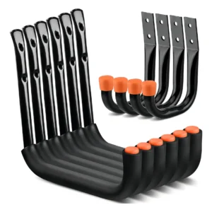 Organiza Tu Espacio con el Paquete de 10 Ganchos Utilitarios Resistentes [Marca Genérica] – Modelo X500: Solución Ideal Para Cochera, Bicicletas, Herr