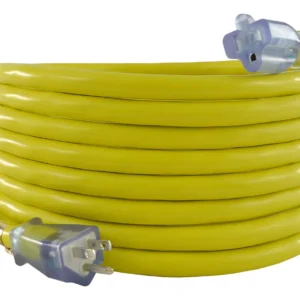 Cable de Extensión para Exteriores Truper® 10 AWG, 15 Amperios, 15 Metros – Resistente, Seguro y Confiable para Herramientas de Alto Consumo y Uso Rud