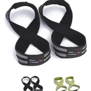 Correas de Levantamiento de Pesas Figura 8 & Muñequeras Integradas 'Titan Fitness': Máximo Agarre y Soporte para un Entrenamiento Superior - Modelo Pr