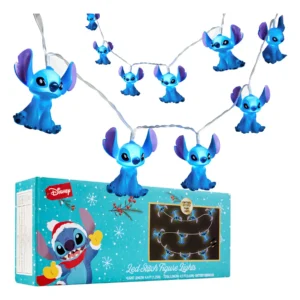 Guirnalda de Luces LED con Personaje Stitch - Iluminación Decorativa para Habitaciones Infantiles y Adultos | Marca Genérica - Modelo HOGAR-STITCH-LED