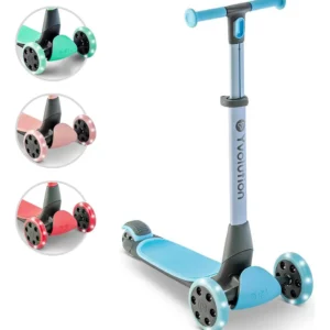Monopatín Scooter de 3 Ruedas Nua Kick Scooter Yvolution: Ajustable, Seguro y Divertido. ¡Ideal para Niños y Traslados!