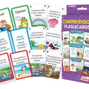 Tarjetas de Comprensión Junior Learning JL217: Aprende Jugando con Tarjetas Educativas de 60x90mm. Desarrollo del Lenguaje y Habilidades Cognitivas pa