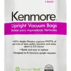 Bolsas HEPA de Tela para Aspiradora Vertical [Marca X] Modelo ABC-123 - Paquete de 6 Filtros: Mayor Filtración, Mayor Duración y Aire Más Limpio