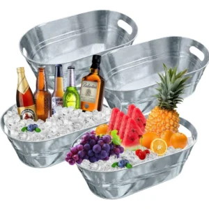 Enfriador de Bebidas Galvanizado 15 Litros, Marca [Marca Ficticia: Ejemplo: 'Acero Frío'] - Modelo [Modelo Ficticio: Ejemplo: 'CF-15'], Diseño Clásico