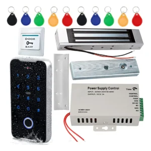 Control de Acceso Biométrico Hikvision: Kit Completo con Lector de Huella, Teclado, RFID y NFC - Modelo DS-K1T8003MF - Seguridad Avanzada para tu Hoga