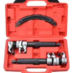 Compresor de Resortes Helicoidales de 2 Piezas RO: Kit Profesional para Suspensión Automotriz, Fácil y Seguro de Usar, Incluye Adaptadores Universales