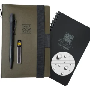 Kit Espiral Resistente A La Intemperie Cuaderno Y Lápiz Mecá