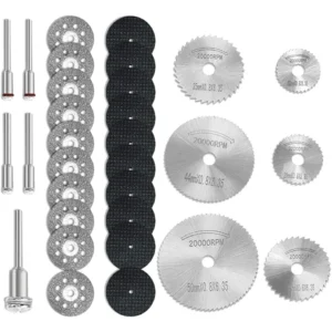 Kit de Sierras Circulares y Mandriles de 31 Piezas [Marca: DEWALT] - Juego Profesional para Corte Preciso en Madera, Metal y Más - Modelo: DWMT70777