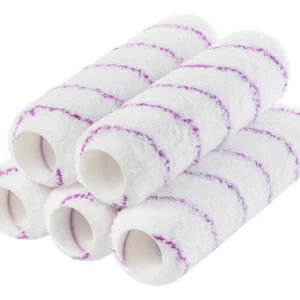 Fundas para Rodillos de Pintura de 9 Pulgadas, Pack de 5: Calidad Profesional de [Marca], Alto Rendimiento en Superficies Lisas y Semi-Lisas, Acabado
