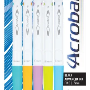 Bolígrafos Retráctiles Tinta Liquida Avanzada Pentel® EnerGel® - Pack 5 Piezas Punta Fina 0.7mm - Escritura Suave, Secado Rápido y Colores Vibrantes p