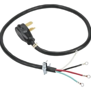 Cable de Alimentación para Secadora Whirlpool PT40: Conexión Segura y Confiable | Repuesto Original, Fácil Instalación, Calibre Adecuado para Máximo R