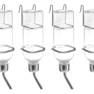 ¡Bienestar Completo! Juego de 4 Piezas Automáticas PetSmart para Mascotas: Bebederos y Tazones Antiderrames, Diseño Higiénico y Fácil Limpieza, Ideal