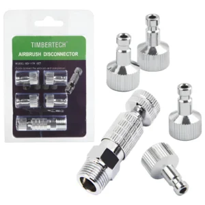 Conexión Rápida Iwata: Kit Completo con 4 Accesorios Macho G1/8 para Aerógrafo Profesional - Máxima Precisión y Facilidad
