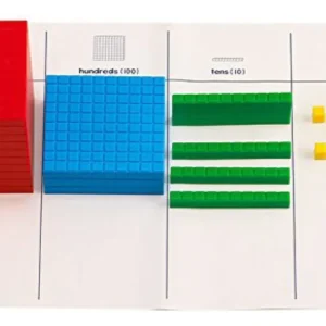 Didax Bloques de Base Diez Didácticos Interconectables: Estimulación Temprana y Aprendizaje Divertido - Set Completo para Construcciones Creativas y D
